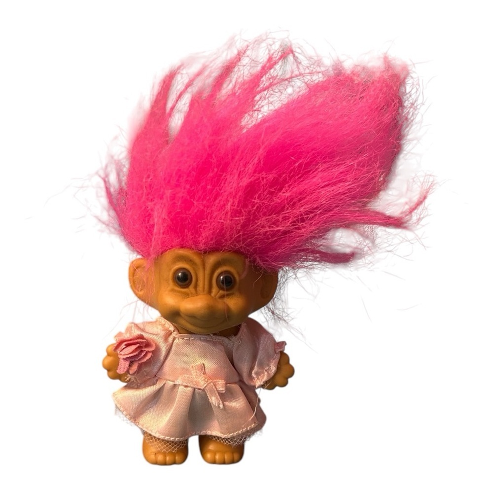 Pink Hair Troll Doll